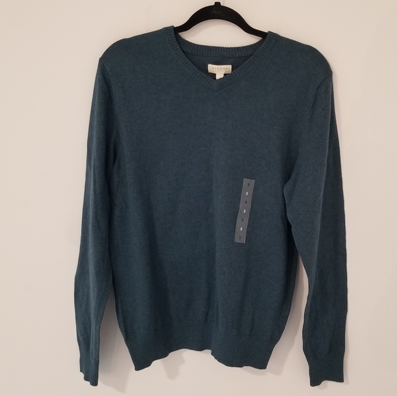 Sonoma Other - Sonoma Blue Pullover V-Neck Sweater Size Small